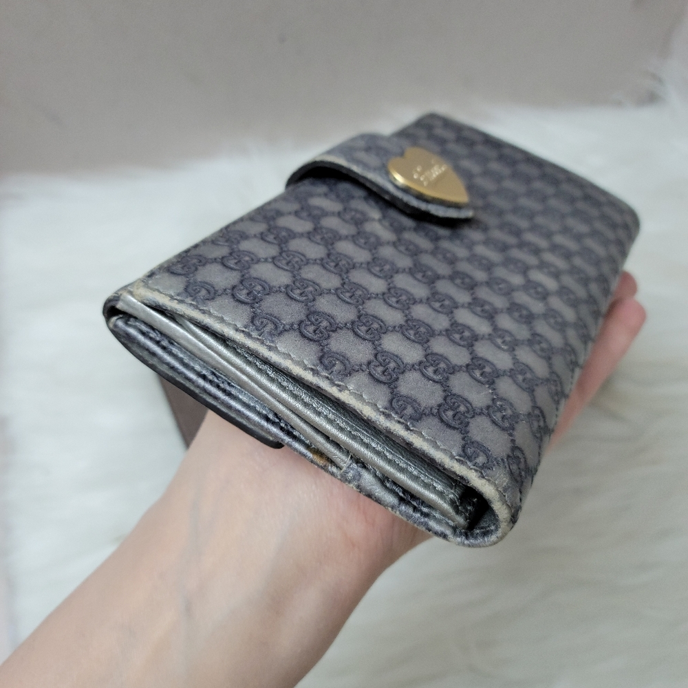 100% Authentic Gucci GG heart long wallet - Picture 11 of 16